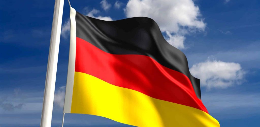 3D Germany flag (with clipping path)